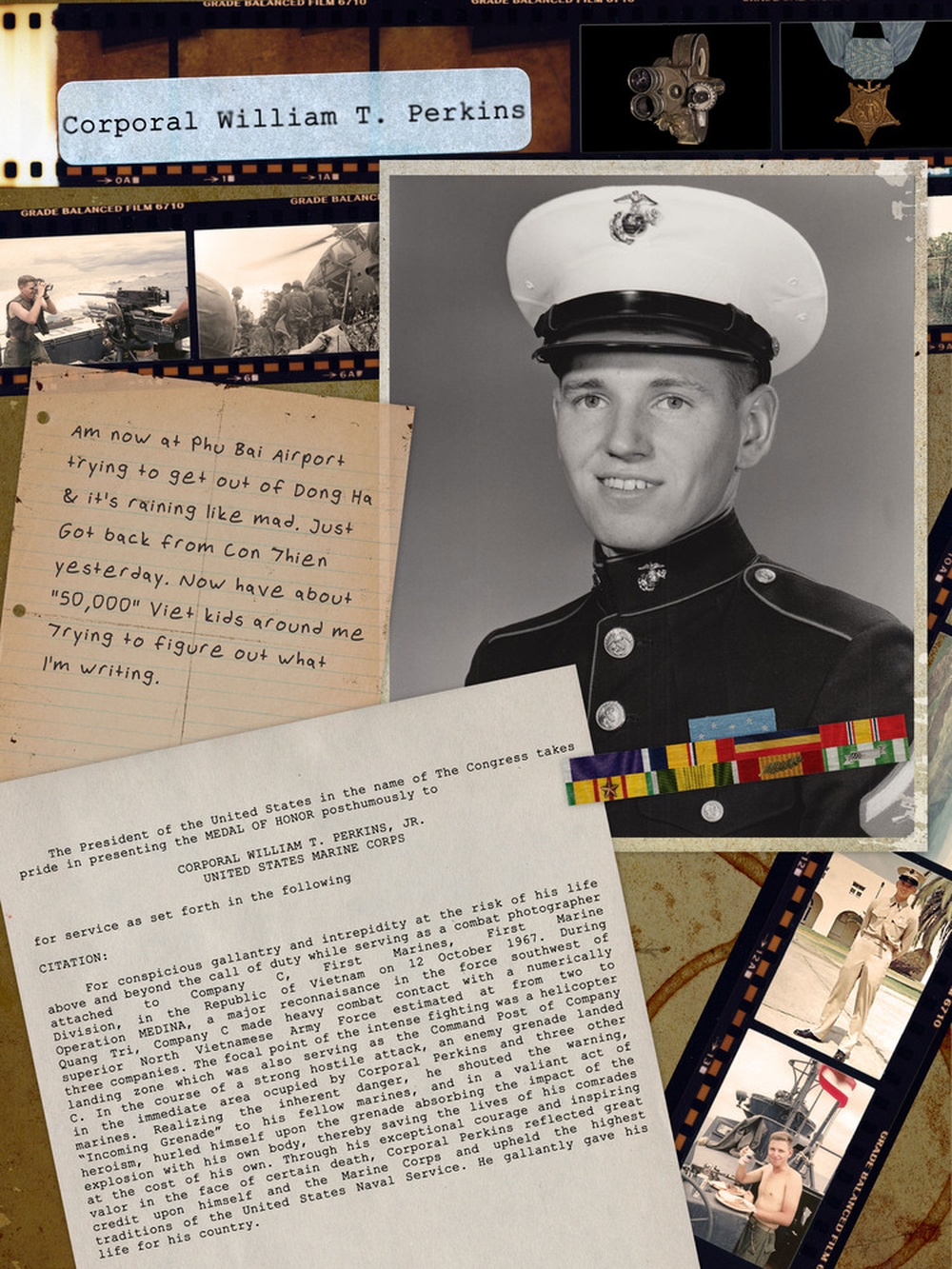 Corporal William T. Perkins, Medal of Honor recipient