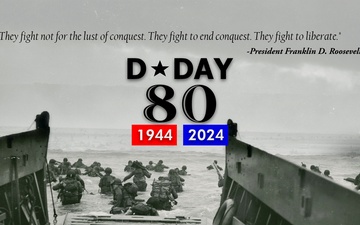 D-Day 80th Anniversary Graphic