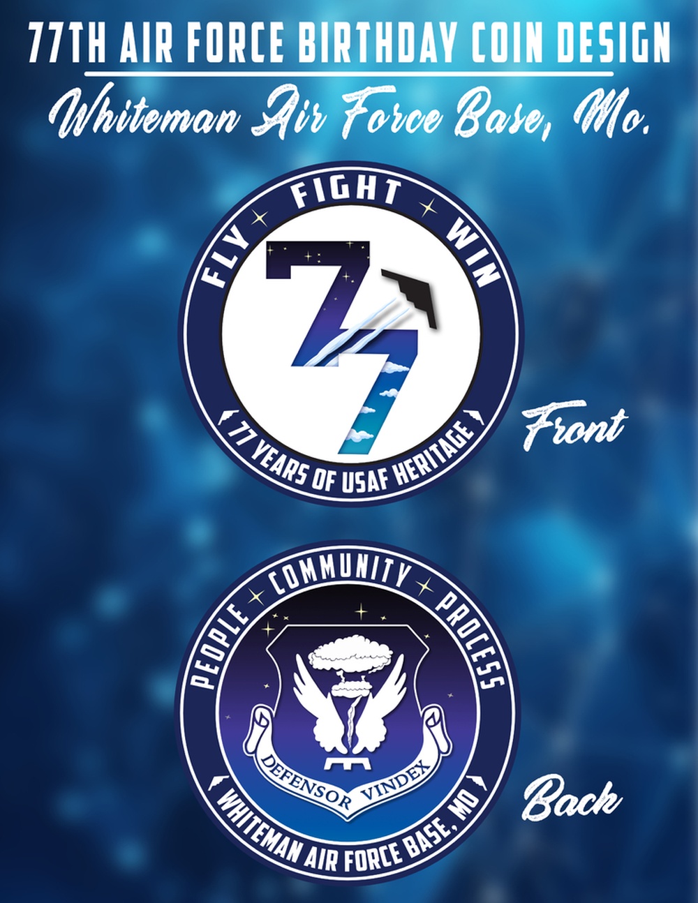 77th Air Force Birthday Coin Design