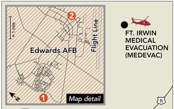 412th Medical Group Emergency Services Map