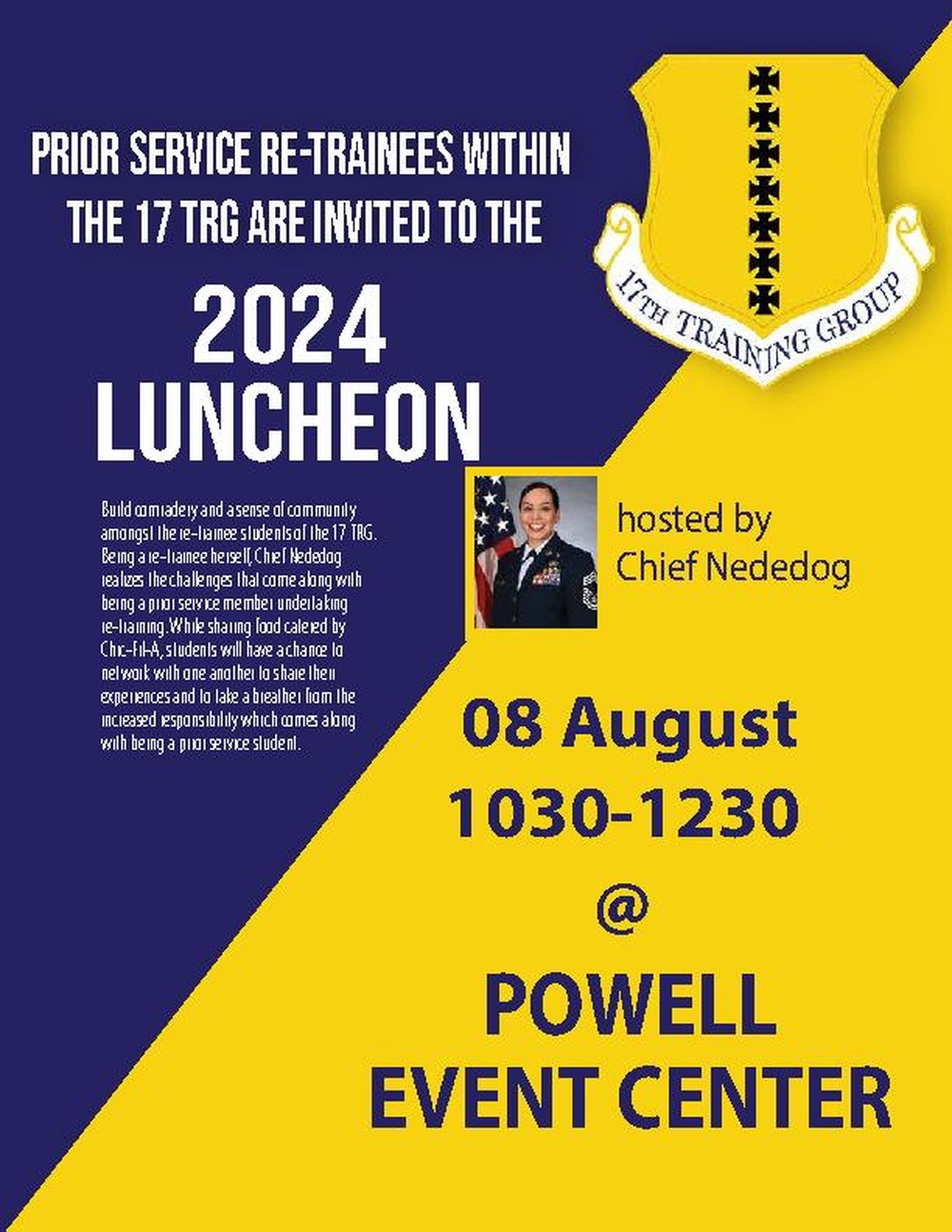 17 TRG Luncheon Invitation