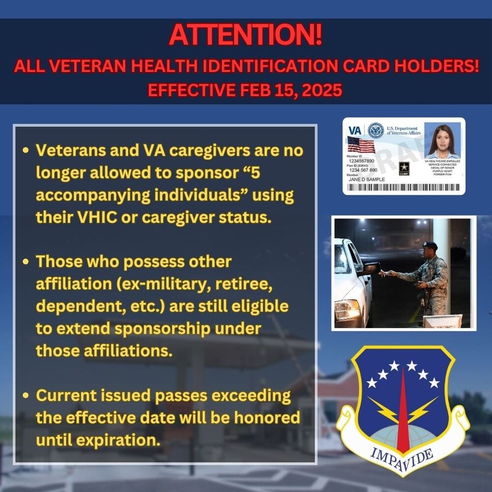 Veteran Health Identification Card Holder Guidance