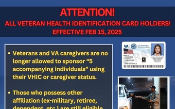 Veteran Health Identification Card Holder Guidance