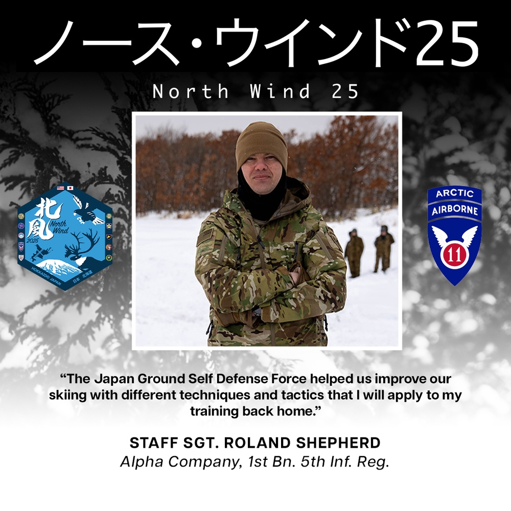 Staff Sgt. Roland Shepherd Appreciates JGSDF Partners