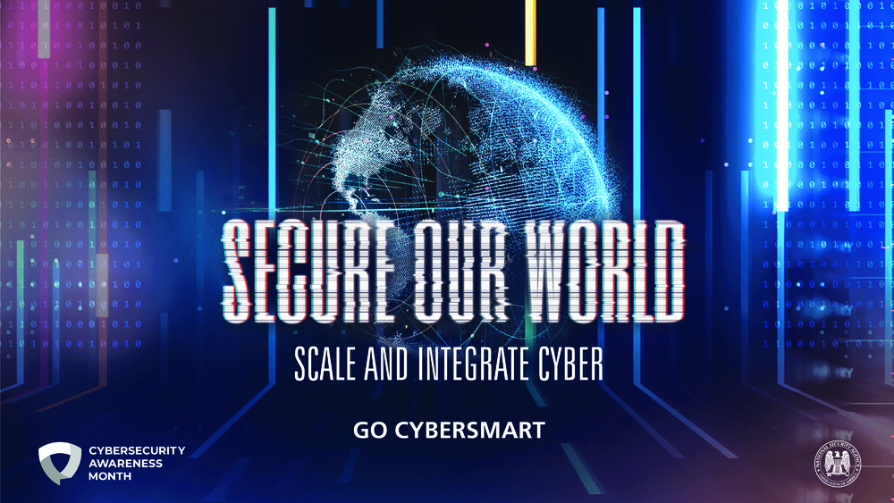 Secure Our World | Cybersecurity Awareness Month Digital Ad