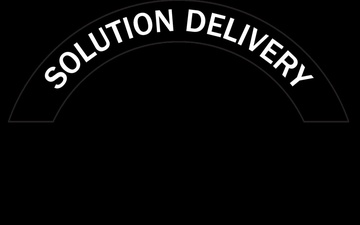 DHA Solution Delivery Division logo round black