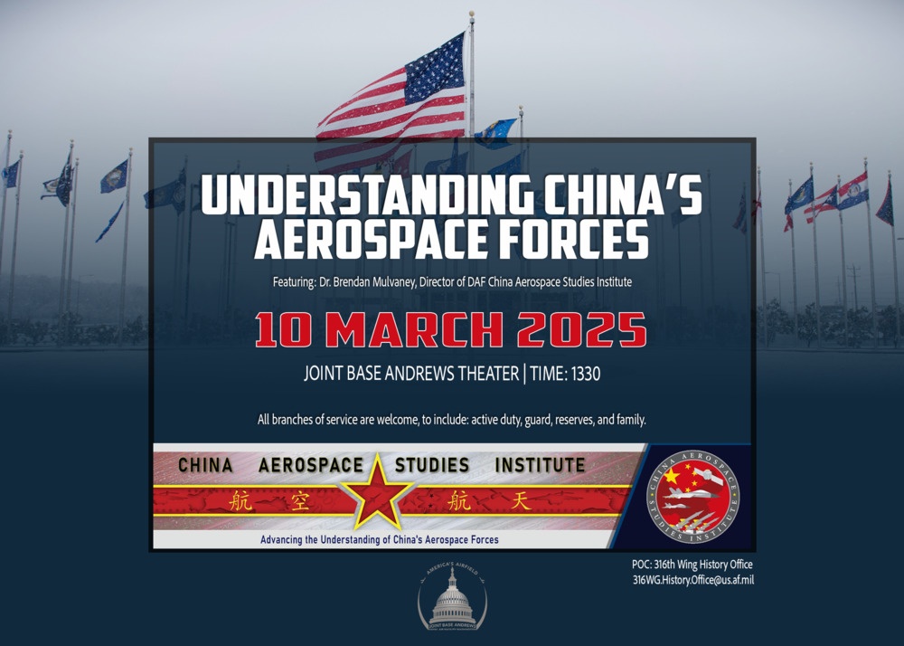 Understanding China’s Aerospace: Insights from Dr. Brendan Mulvaney at Joint Base Andrews