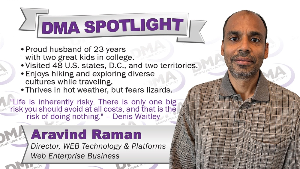 DMA Spotlight - Aravind Raman