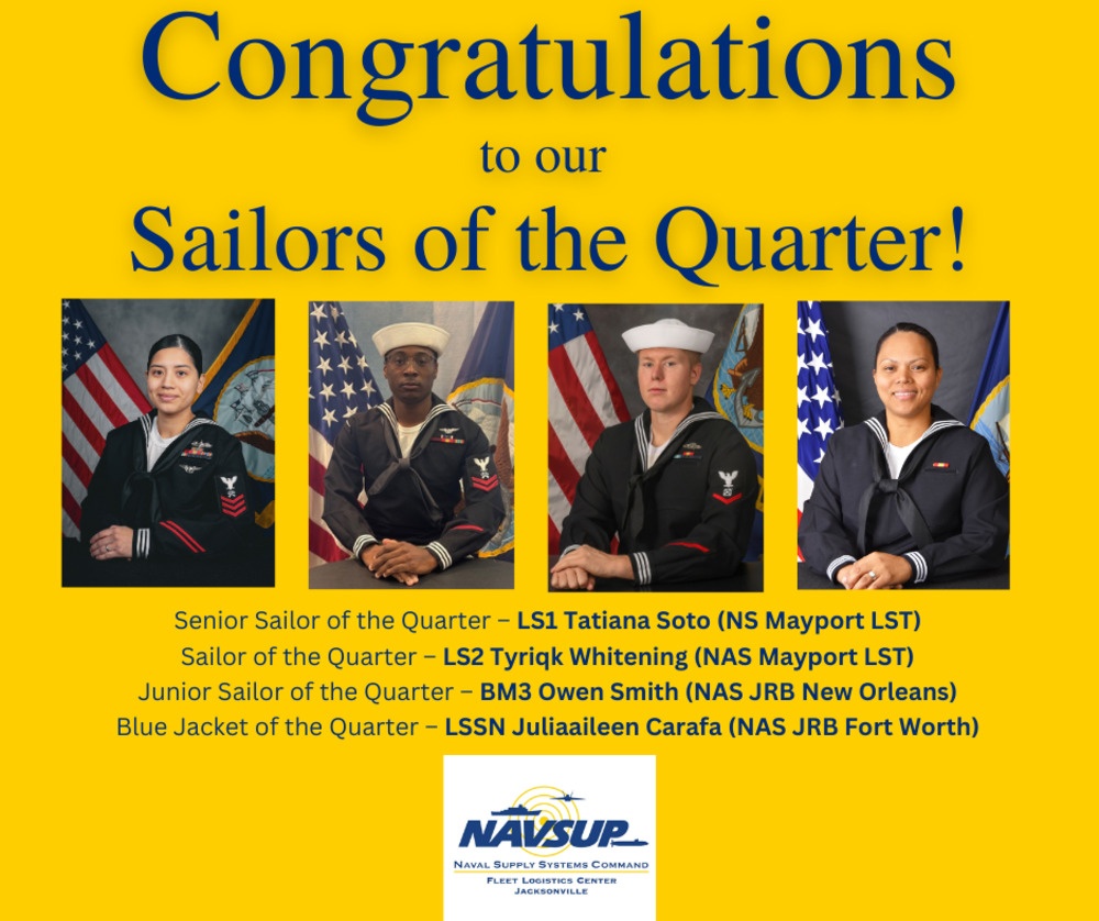 Sailors of the Quarter Q1 2025