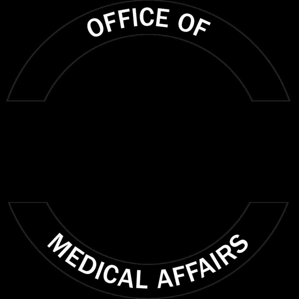 DHA Office of Medical Affairs round black logo