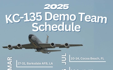 KC-135 Demo Team Schedule