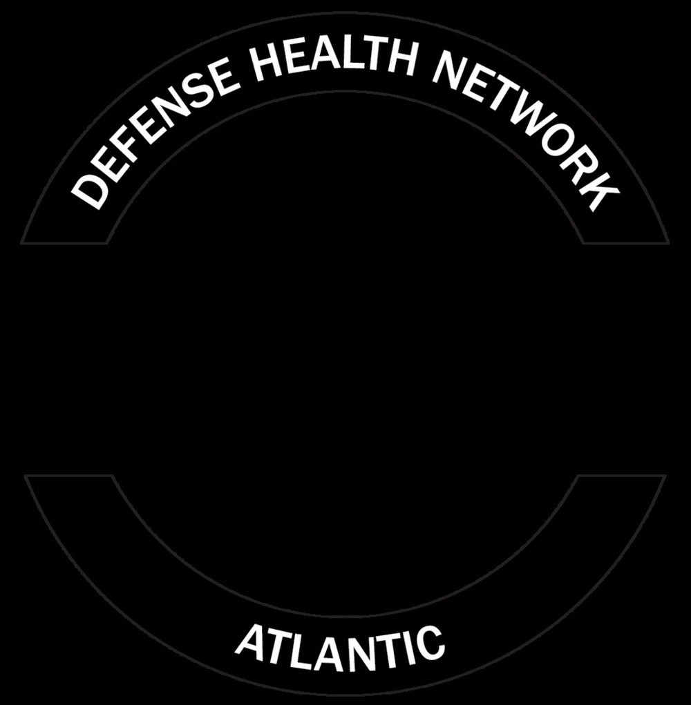 DHA DHN Atlantic round black logo