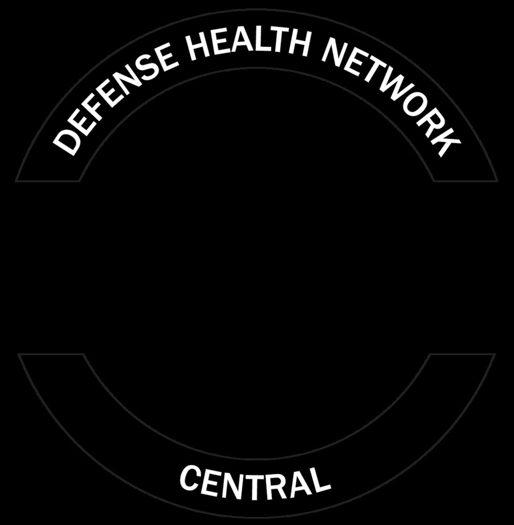 DHA DHN Central round black logo