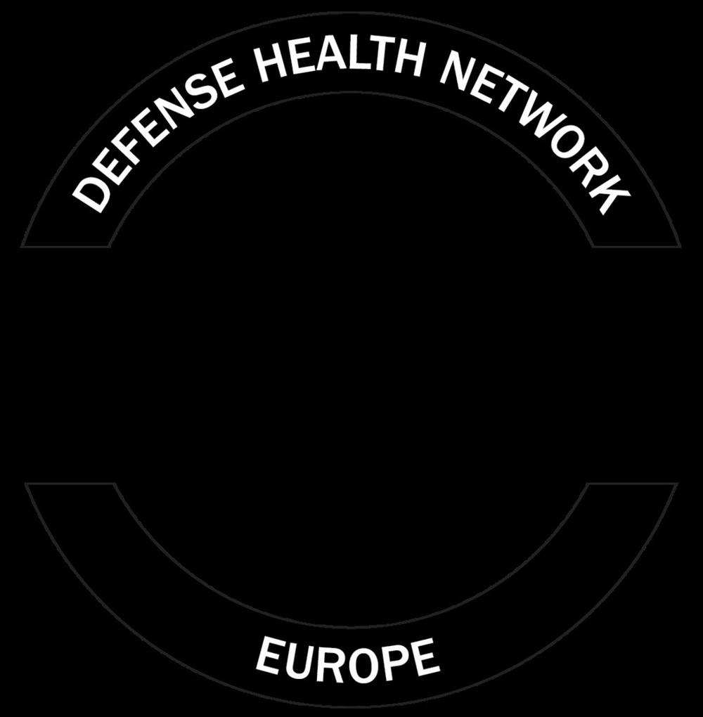 DHA DHN Europe round black logo