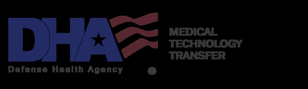 DHA Medical Technology Transfer horizontal color logo