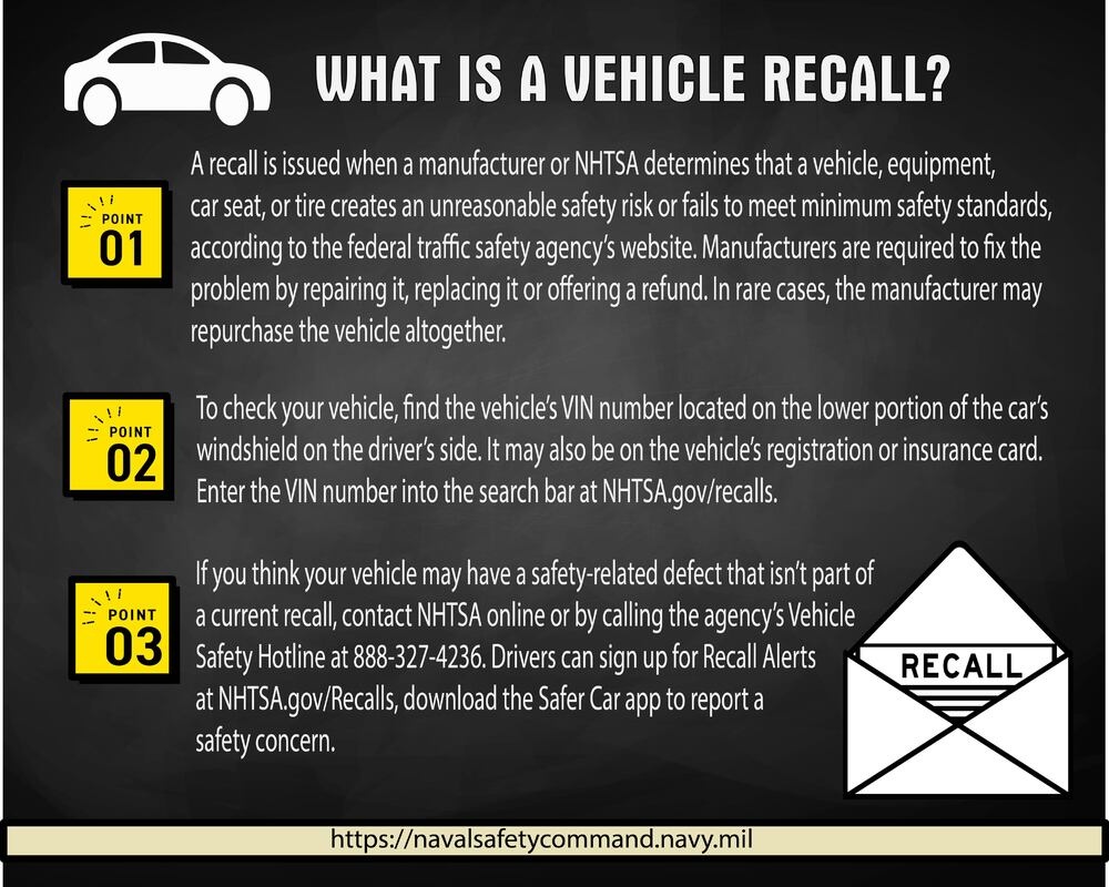 What is a vehicle recall?