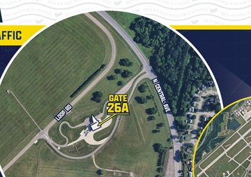 WPAFB Gate 26A Map