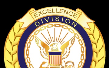 Recruit Division Commander Badge with Gold Wreath Award