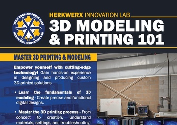 HerkWerx Innovation Lab offers hands-on 3D modeling and printing course