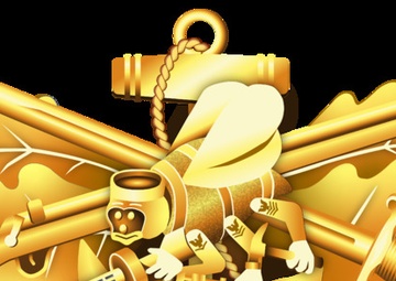 Seabee Combat Warfare Specialist (SCWS) Officer Insignia