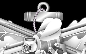 Seabee Combat Warfare Specialist (SCWS) Enlisted Insignia