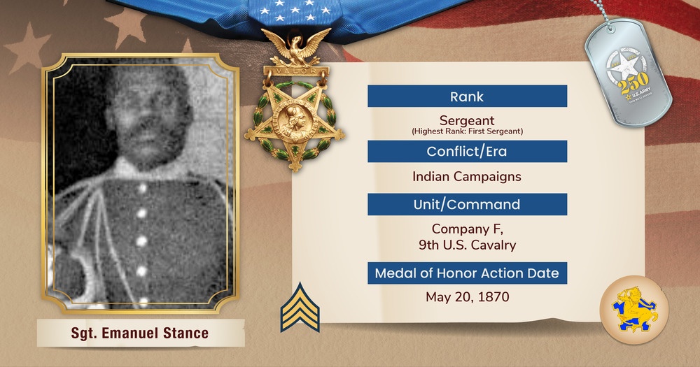 National Medal of Honor Day 2025: Sgt. Emanuel Stance