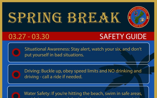 Spring Break Safety Guide