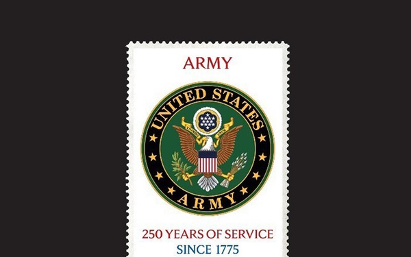 Army 250th Birthday Stamp - Headline Graphic