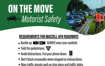 MacDill AFB ON THE MOVE Motorist Safety