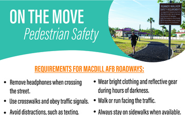 MacDill AFB "ON THE MOVE" pedestrian safety