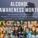 April is Alcohol Awareness Month&amp;#xA;