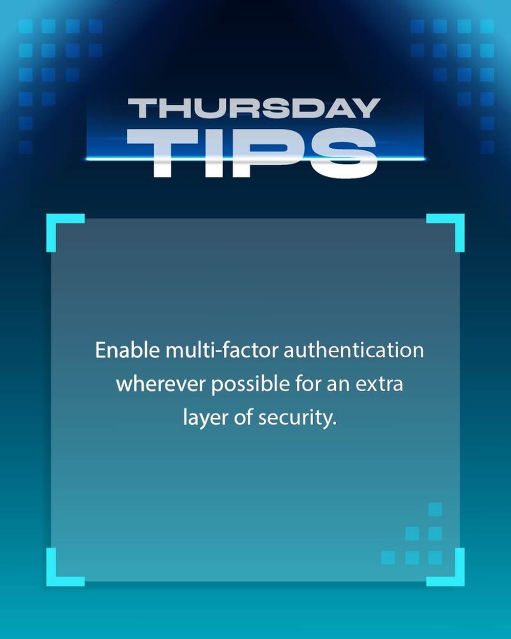 Thursday Tips #4