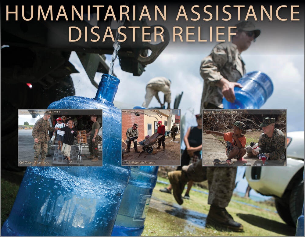 Humanitarian Assistance Disaster Relief Highlight Graphic