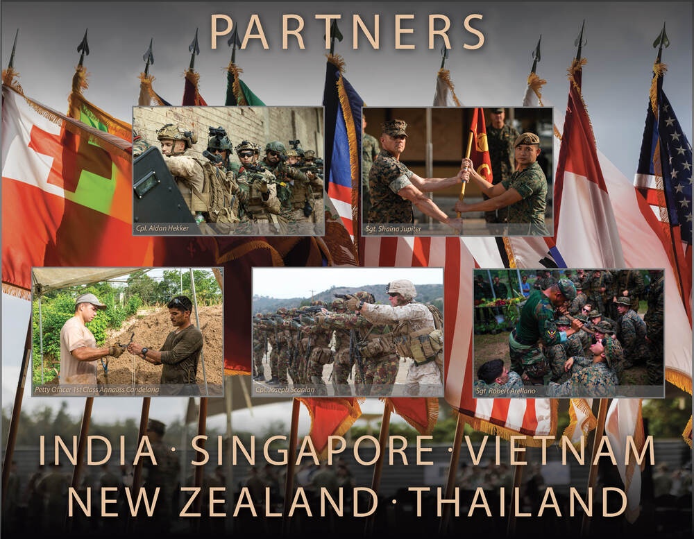 Partners and Allies – India, Singapore, Vietnam, New Zealand, Thailand Highlight Graphic