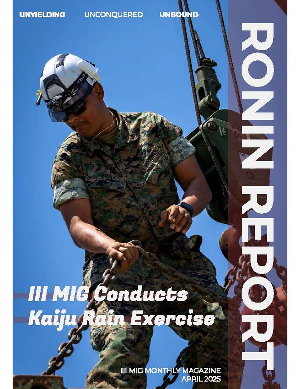 Ronin Report April Cover