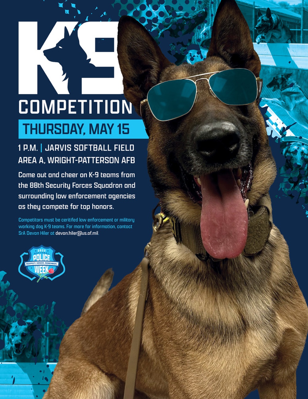 Wright-Patterson AFB recognizes Police Week with K9 Competition