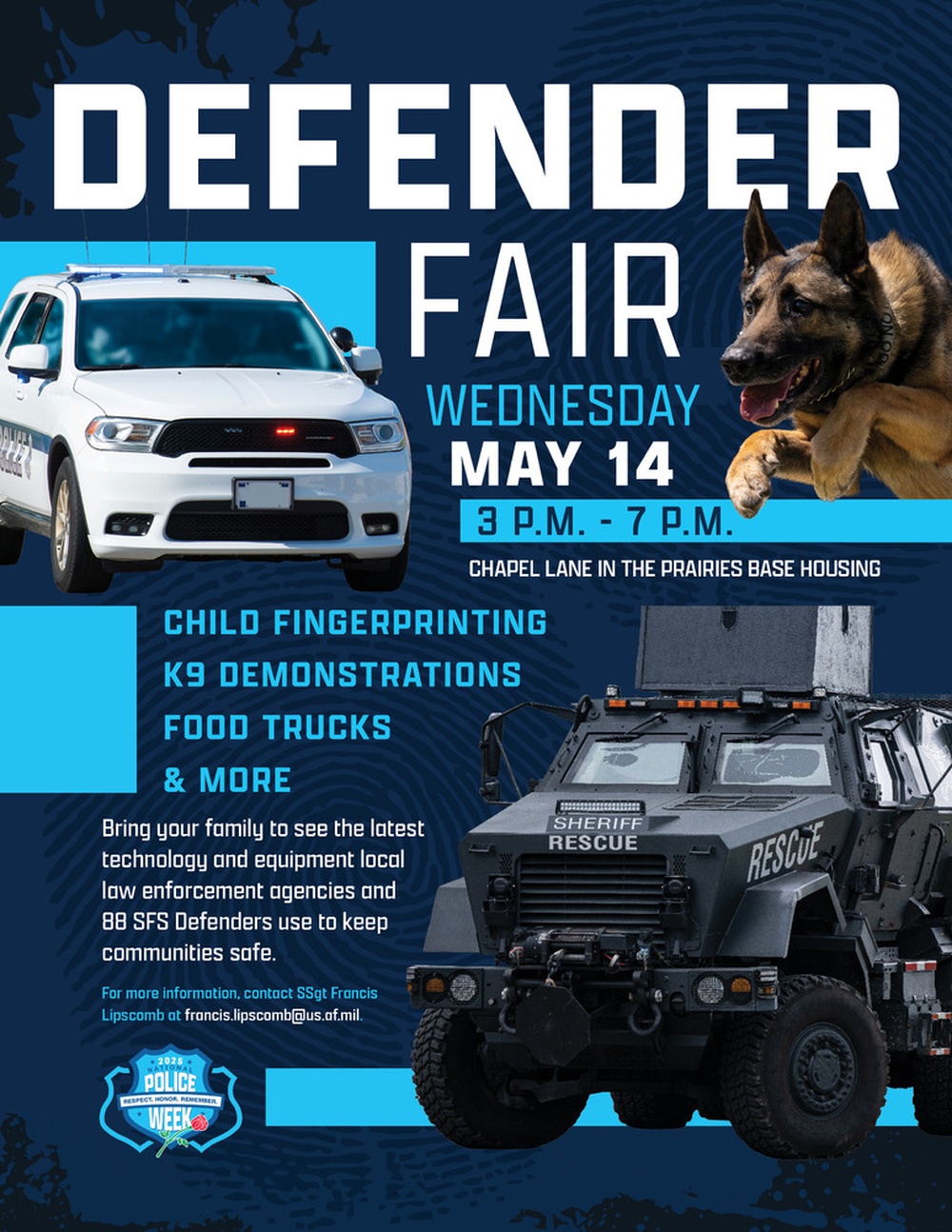 Wright-Patterson AFB offers Defender Fair for Police Week