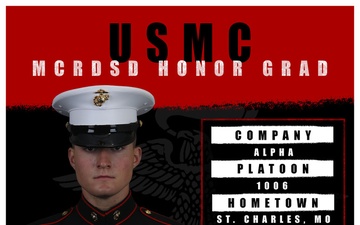 Alpha Company Honor Graduate Graphic