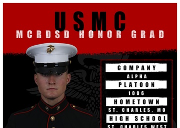 Alpha Company Honor Graduate Graphic