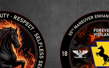55th Maneuver Enhancement Brigade command coin