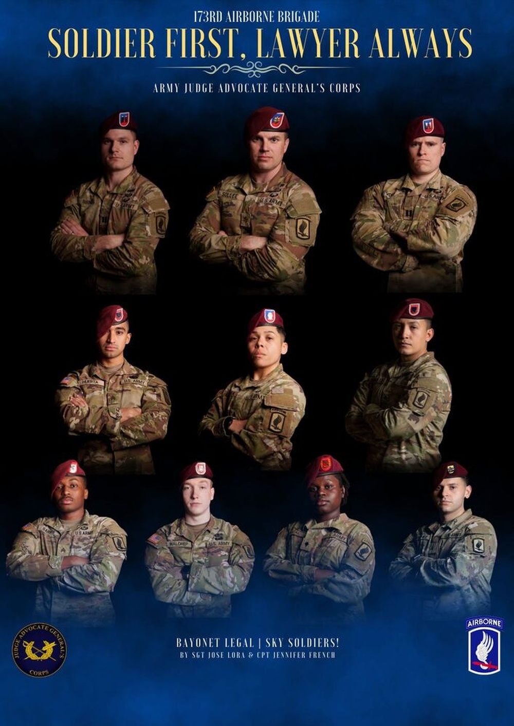 Graphic: 173rd Airborne Brigade JAG Corps: Upholding Military Justice