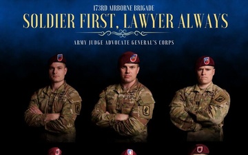 Graphic: 173rd Airborne Brigade JAG Corps: Upholding Military Justice