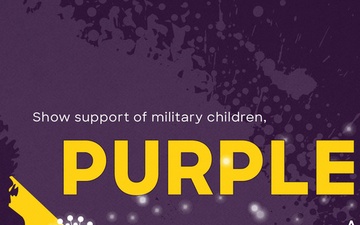 88th Air Base Wing encourages purpling up for Month of the Military Child!