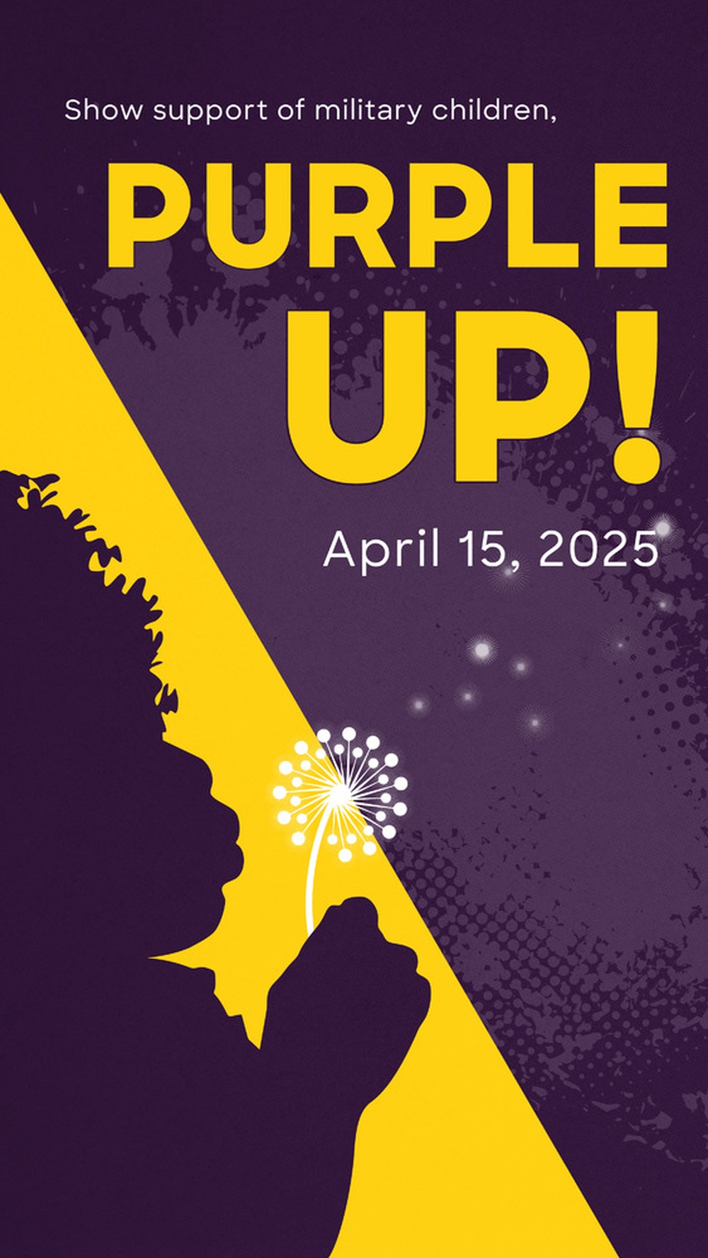 88th Air Base Wing encourages purpling up for Month of the Military Child!