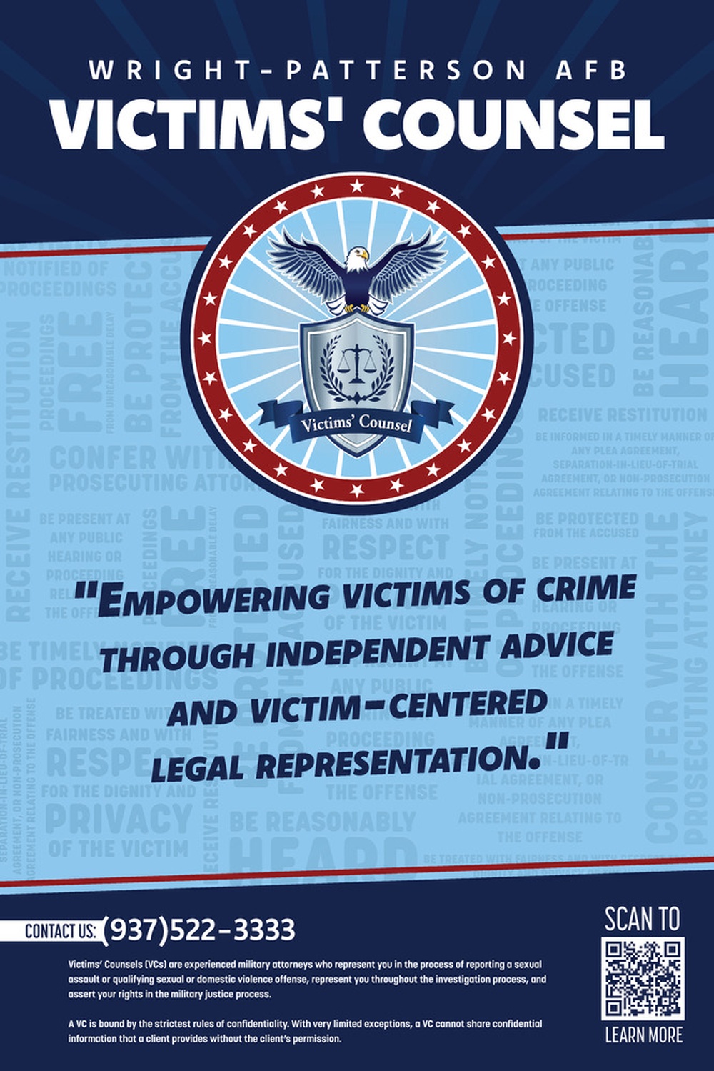 Victims' Counsel Poster Victims' Counsel Poster