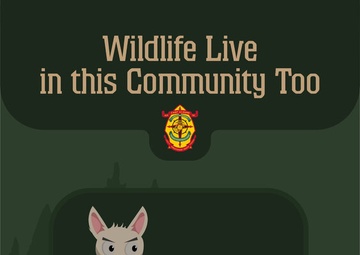Wildlife Live in this Community Too!