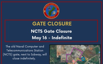 NCTS Gate closure