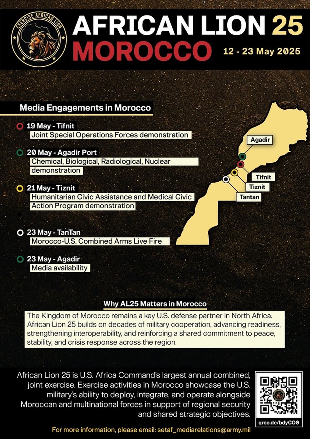 Morocco hosts African Lion 2025 with U.S. and Allied Forces