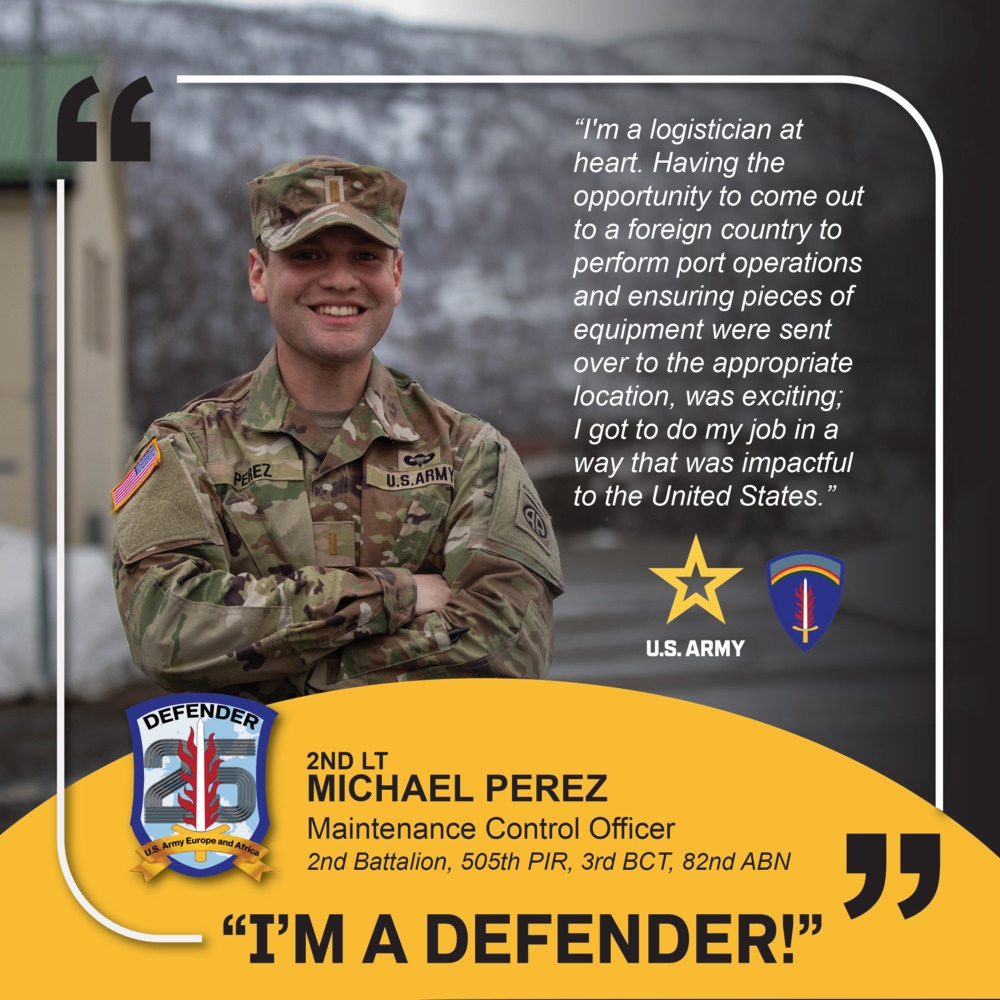 I'm A DEFENDER - 2nd Lt. Perez