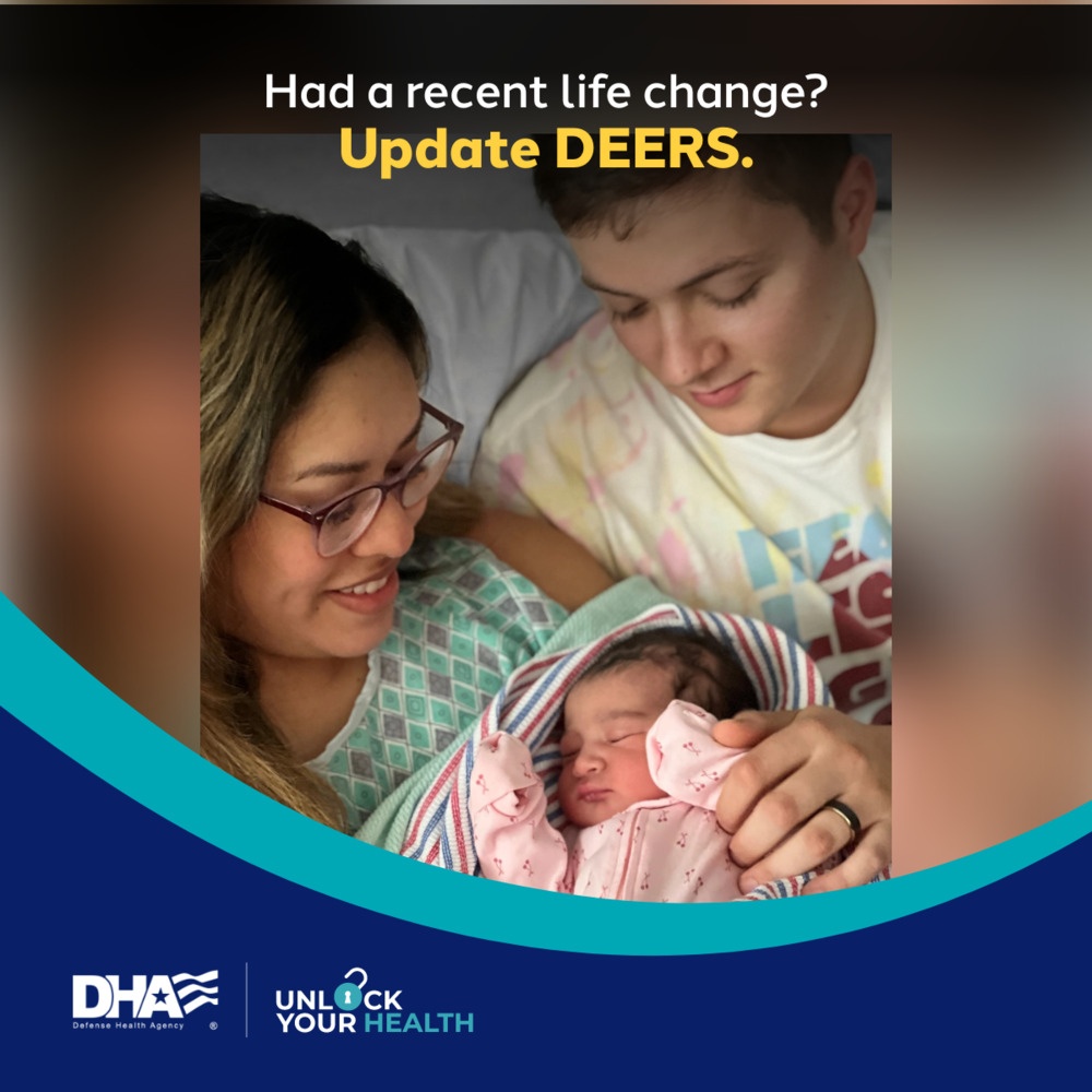 Had a recent life change? Update DEERS.